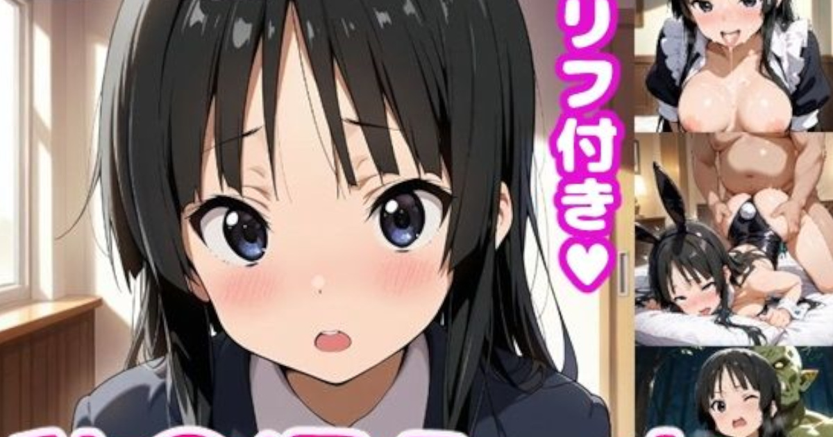 【ぽこぽぽ】秋〇澪えっち【セリフ付き】